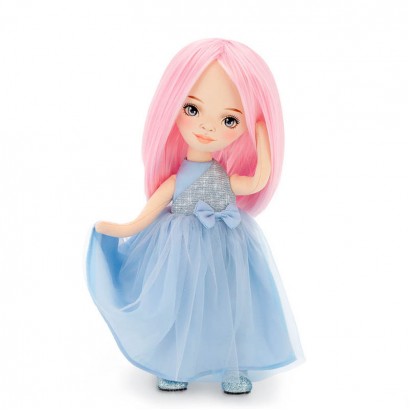 Orange Toys Sweet Sisters Billy in a blue satin dress 32 cm