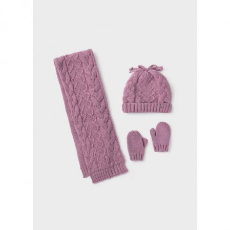 Mayoral baby set of hat and scarf for girl