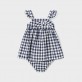 Baby dress print Mayoral with diaper pants