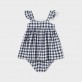 Baby dress print Mayoral with diaper pants