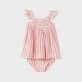 Baby dress print Mayoral with diaper pants