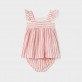 Baby dress print Mayoral with diaper pants